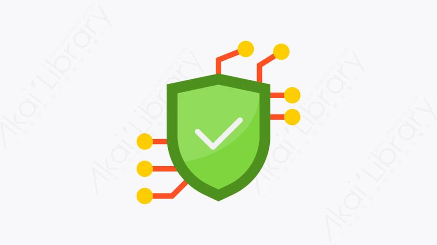 图片素材-023-保护protection扁平卡通网络技术元素图标-源库素材网